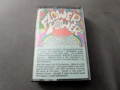 Flower Power Cassette with Strawberry Alarm Clock, Friend and Lover