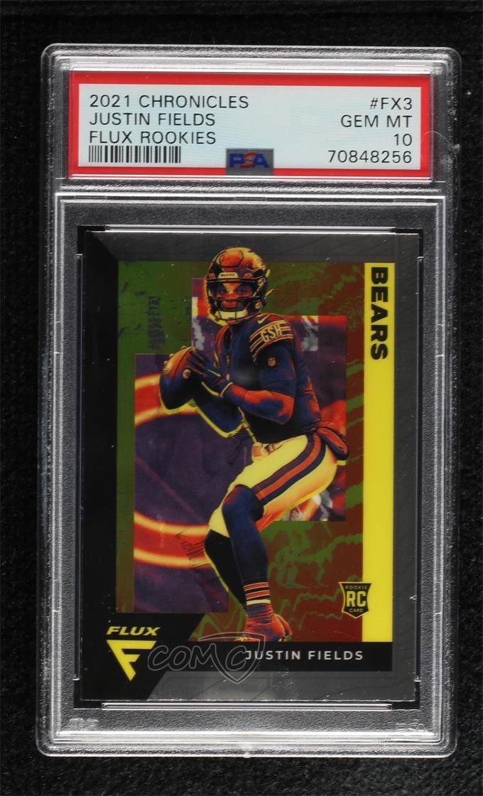 Justin Fields Panini Chronicles Flux Rookies #FX3 Base