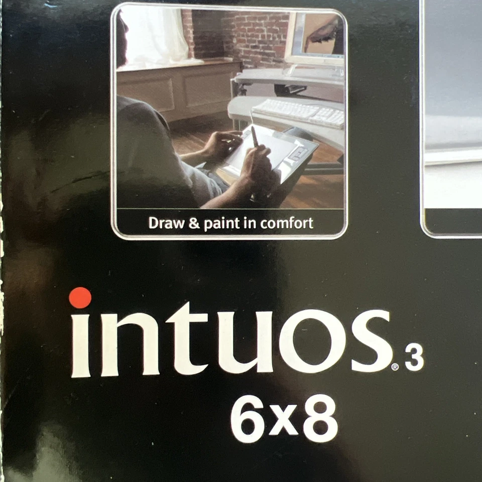 NEU Wacom Intuos3 Professional 6”x8” Format USB Tablet mit Stift Maus NEU Open Box - Bild 2 von 4