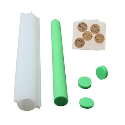 BOOWAN  Round Silicone Column Embed Molds for Soap Making, Tube Mould for T0012