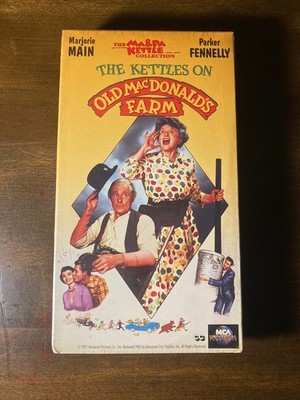 The Kettles On Old MacDonald's Farm The Ma & Pa Collection VHS Brand New Sealed