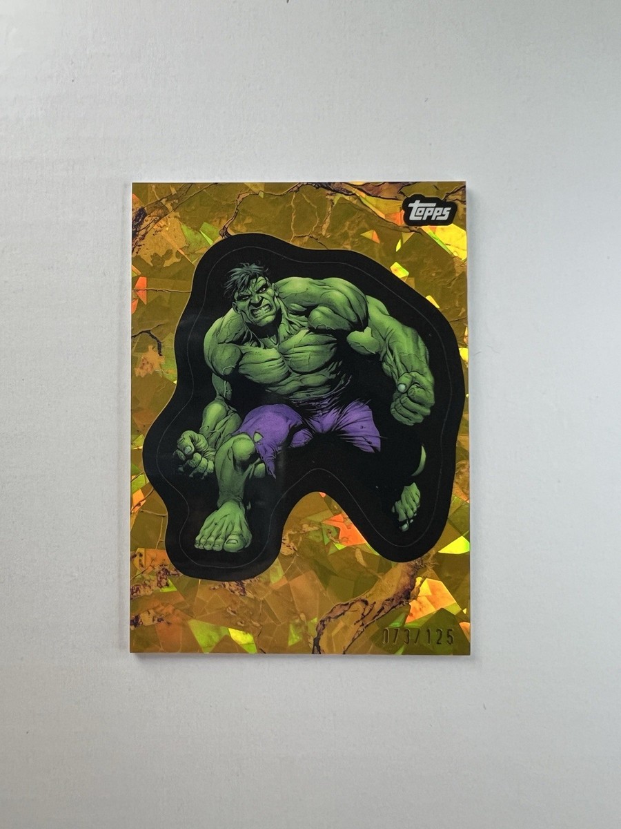 2025 Topps Marvel Comic Book Heroes 1975 - #71 Hulk /125 Gold