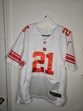 Nike On Field NFL New York Giants Landon Collins #21 White Jersey Men's Size 48