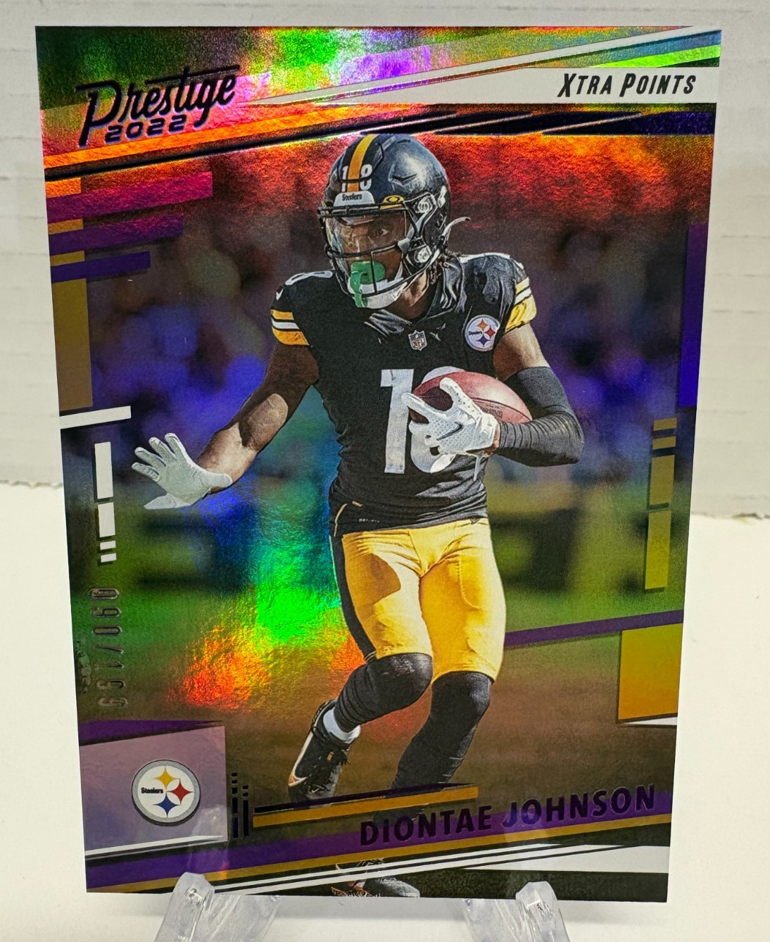 Diontae Johnson 2021 Panini Prestige Xtra Points Purple #'d 90/199 Steelers
