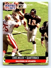 1991 Pro Set Spanish #97 Chris Miller Fresh Break EX-EXMINT