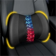 Lumbar Support Pillow: Memory Foam for Lower Back Pain Relief-Car Cushion
