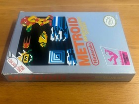 Metroid (Nintendo NES) (SILVER BOX) With Box and Manuals