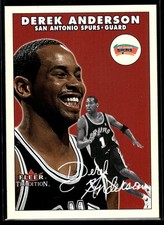 Derek Anderson 2000-01 Fleer Tradition #174 San Antonio Spurs