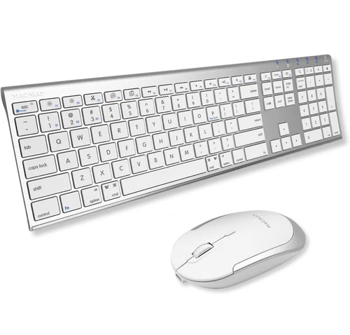 Macally Premium Bluetooth Keyboard and Mouse for Mac BNIB Rechargeable Quick