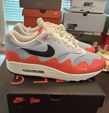 Nike Patta Air Max 1 Waves Hyper Crimson Pure Platinum taglia 12