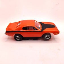 Tyco Classics DODGE CHARGER 440x2 Orange Black HO Slot Car Near Mint Vintage