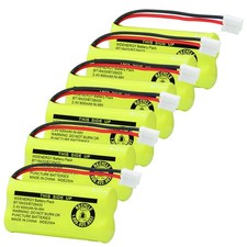 6x BT18433 BT28433 BT184342 BT284342 2.4V 600mAh NI-MH For Vtech Cordless Phone
