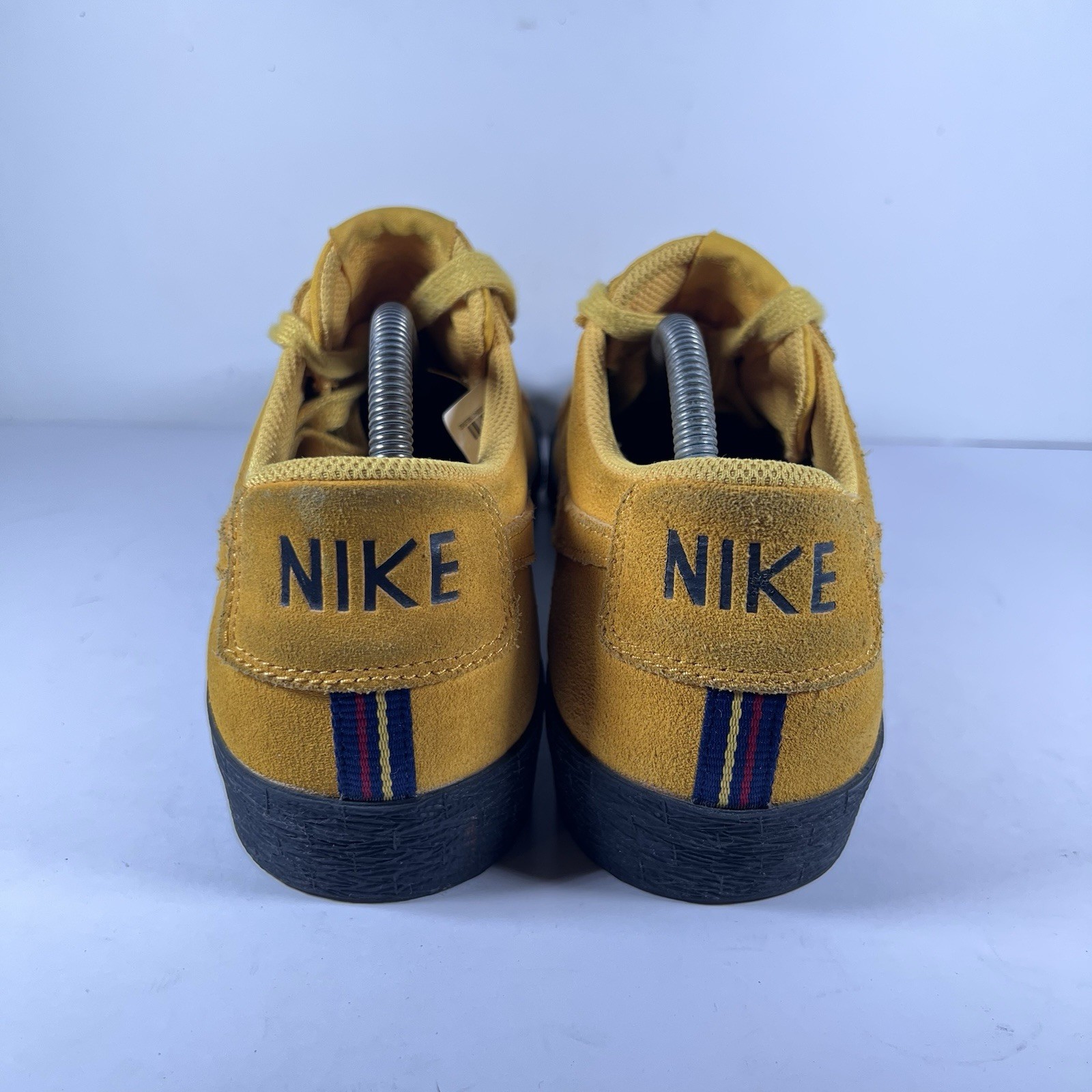 Nike SB Zoom Blazer Low Yellow Ochre Suede Skateboard Shoes Men's Size 11 thumbnail 4