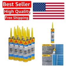 Sikaflex 1A Sealant Kit - Flexible, Water-Resistant Polyurethane, Pack of 12
