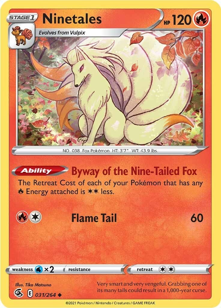 LP - Ninetales (31) SWSH08 - 031/264 SWSH08: Fusion Strike
