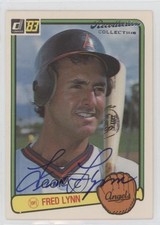 2004 Donruss Timelines Recollection Collection Buyback 23/42 Fred Lynn Auto uk2