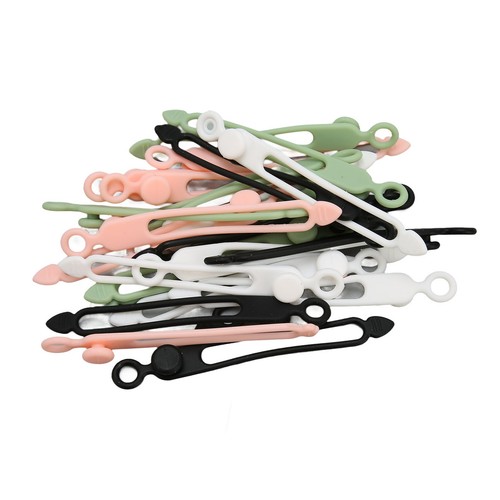 24pcs Kabelmanagement Krawatten Gut Bündelung Organisation Bunte Wiederverwen FO - Afbeelding 8 van 22