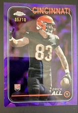 2024 Topps Chrome Sapphire Purple /10 Erick All Bengals