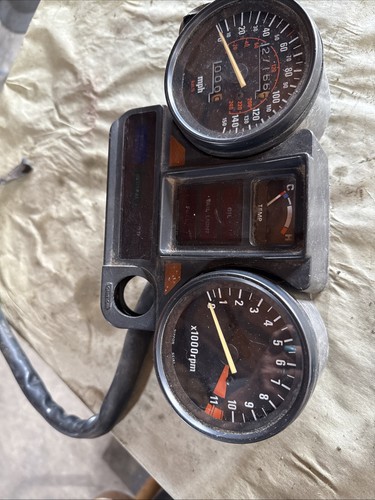 1984 Honda VF1100C speedo tach TESTED 27k instrument cluster gauges VF 1100 OEM - Picture 7 of 16