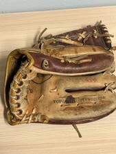 Vtg Holiday 8" Baseball Glove 60-080 Professional Model Nylon Stitched RHT
