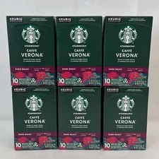 Starbucks Dark Roast Caffe Verona 60 pods Old Stock