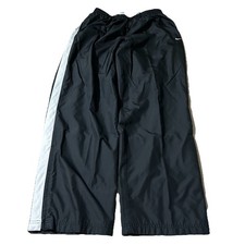 Vintage Y2K Nike Baggy Track Pants Black Size XL