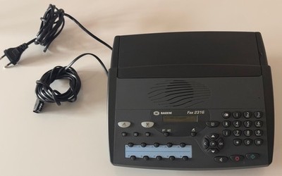 Sagem Fax 2316 Telefon Faxgerät Thermotransfer Kopierer Vintage Bürogerät