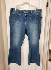 NWT Ava  Viv Size 24 High Rise Stretch Flare Jeans