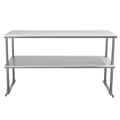 Stainless Steel Overshelf for Prep & Work Table 12  x 48  NSF Commercial