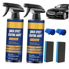 2Pcs Advanced Car Quick-Acting Coating Agent Spray,Car Scratch Wax Coating