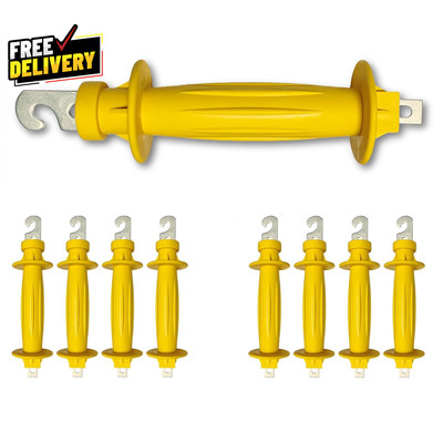 8 Pack Electric Fence Rubber Gate Electric Fence Spring Handles Insulated P.....