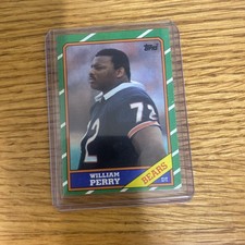 1986 Topps - William Perry #20 (RC) Chicago Bears Super Bowl Champion