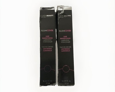 FusionBeauty Illumicover Line Smoothing Luminous Concealer Pale 0.109fl Oz Lot2