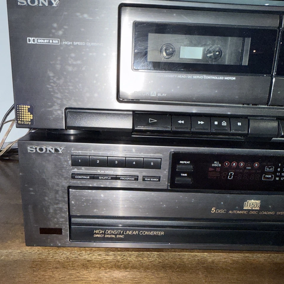 Sistema Sony TA-AV421 ST-JX421 TC-W421 CDP-C221 Rack Estéreo Ver Video y Leer Desc Foto 3 de 4