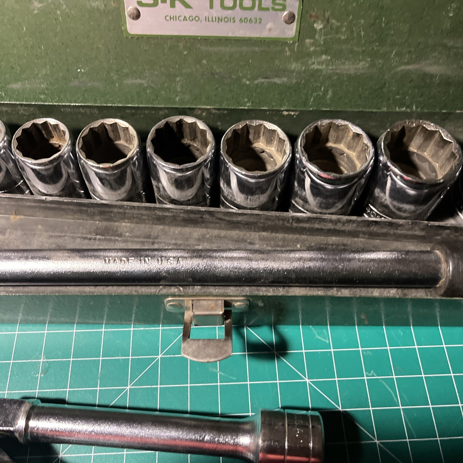 S-K Tools 16 Piece 1/2" Drive Socket Set-Complete Original -USA Made- 7/16-1 1/4