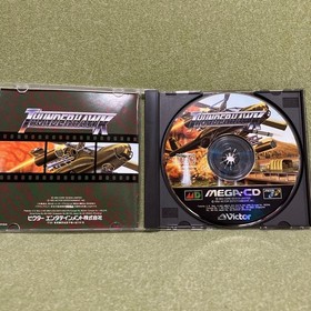 Thunderhawk Mega-CD Japan Victor 1993 Complete w/ OBI Manual Mint 3D Shooting