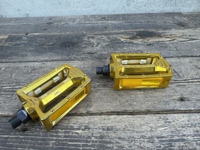 KKT old school bmx pedal タイプAMX NOS KKT Gold 9/16” AMX Bmx Pedals Vintage Old School | eBay
