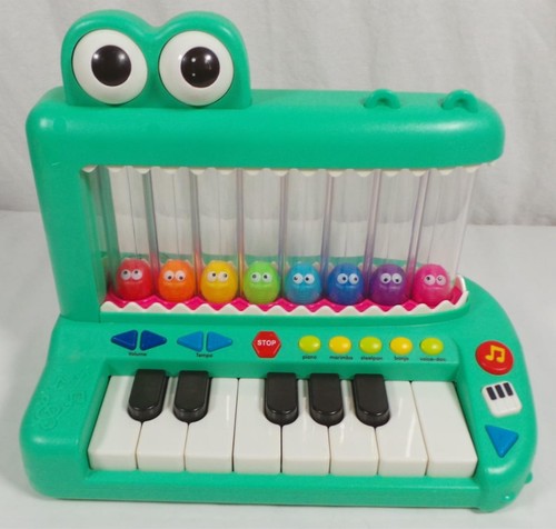 BATTAT CROC POP CROCODILE PIANO MUSICAL LIGHT-UP KIDS TOY LEARNING ACTIVITY