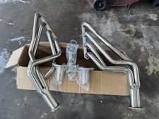 Stainless Steel Long Tube Headers Sbf 289 302 351w With Collectors Brand New Stainless Steel Long Tube Headers Sbf 289 302 351w With Collectors Brand New