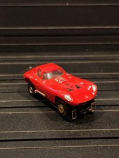 Aurora Tjet SLot Car Red CHeetah With Running Chassis