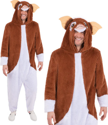 Smiffys Deluxe Gizmo Gremlins Kostüm für Herren Weiß Polyester M L M L