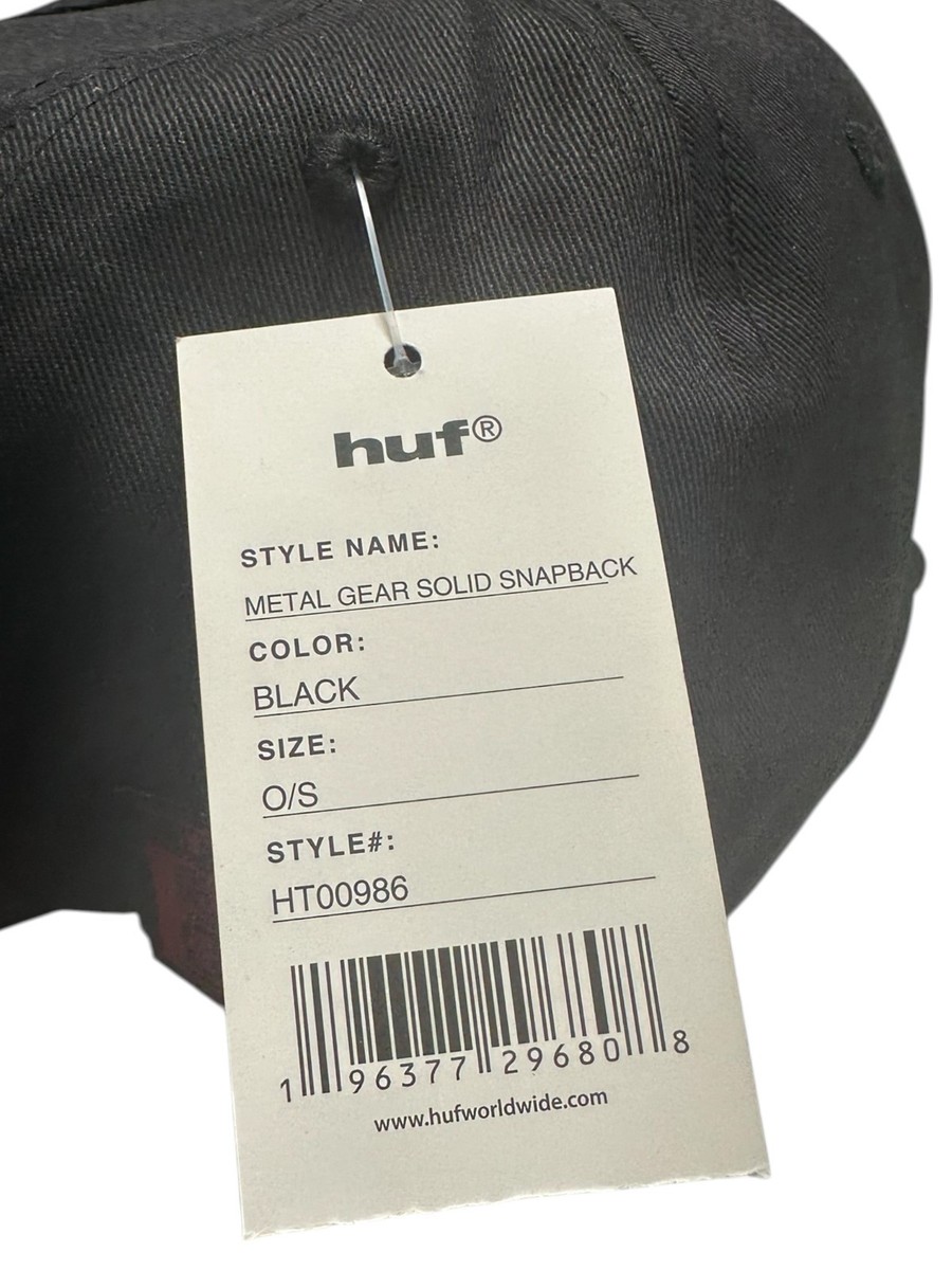 Metal Gear Solid x HUF MGS Logo A-Frame Snapback Hat Adjustable