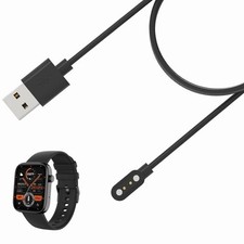 Magnetic Dock Charger USB Cable for Colmi P71 Sport Smartwatch - 23.62 in Black