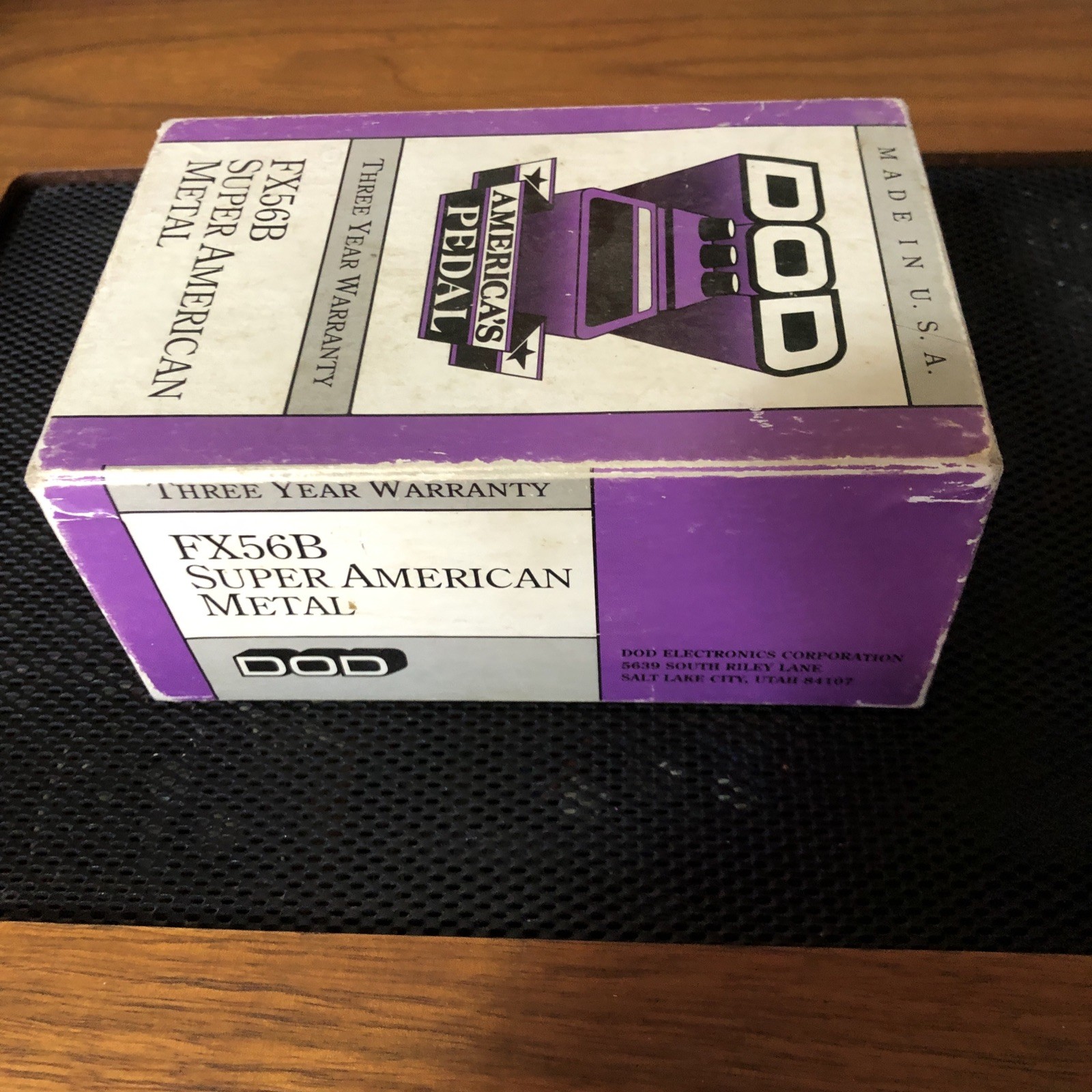 DOD FX56B Super American Metal  Pedal Box ~ Listing is for the BOX ONLY ~ Empty