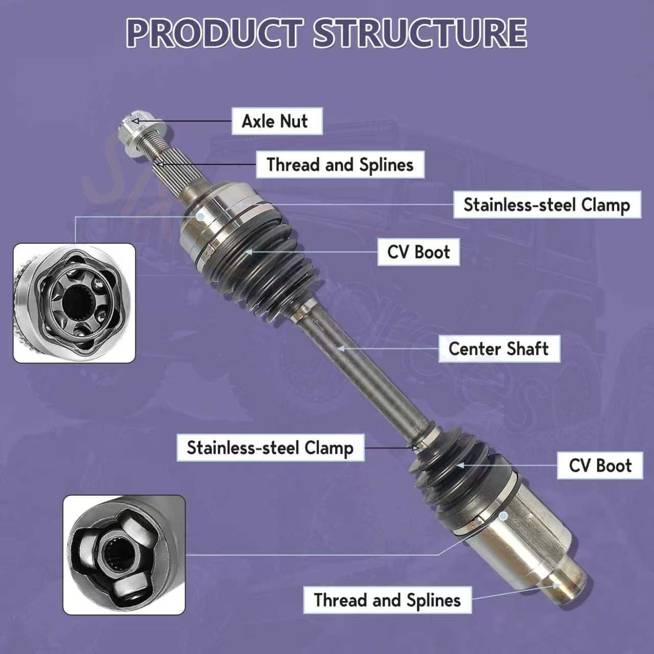 Acura NSX 1991-2005 Rear Right Cv joint