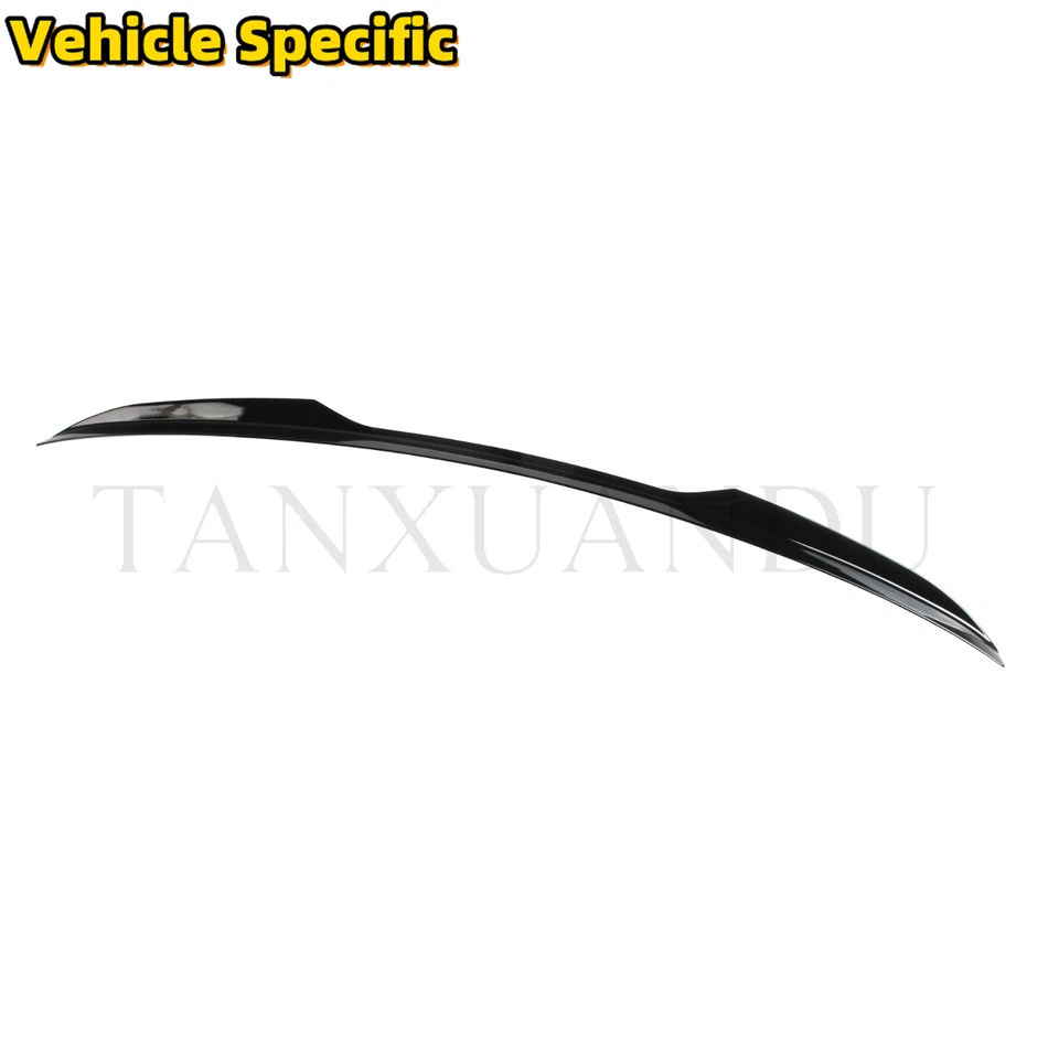 Fit For AUDI Q5 2009-2017 8R Rear Tailgate Middle Spoiler Wing Sport Style Black - Изображение 2 из 4