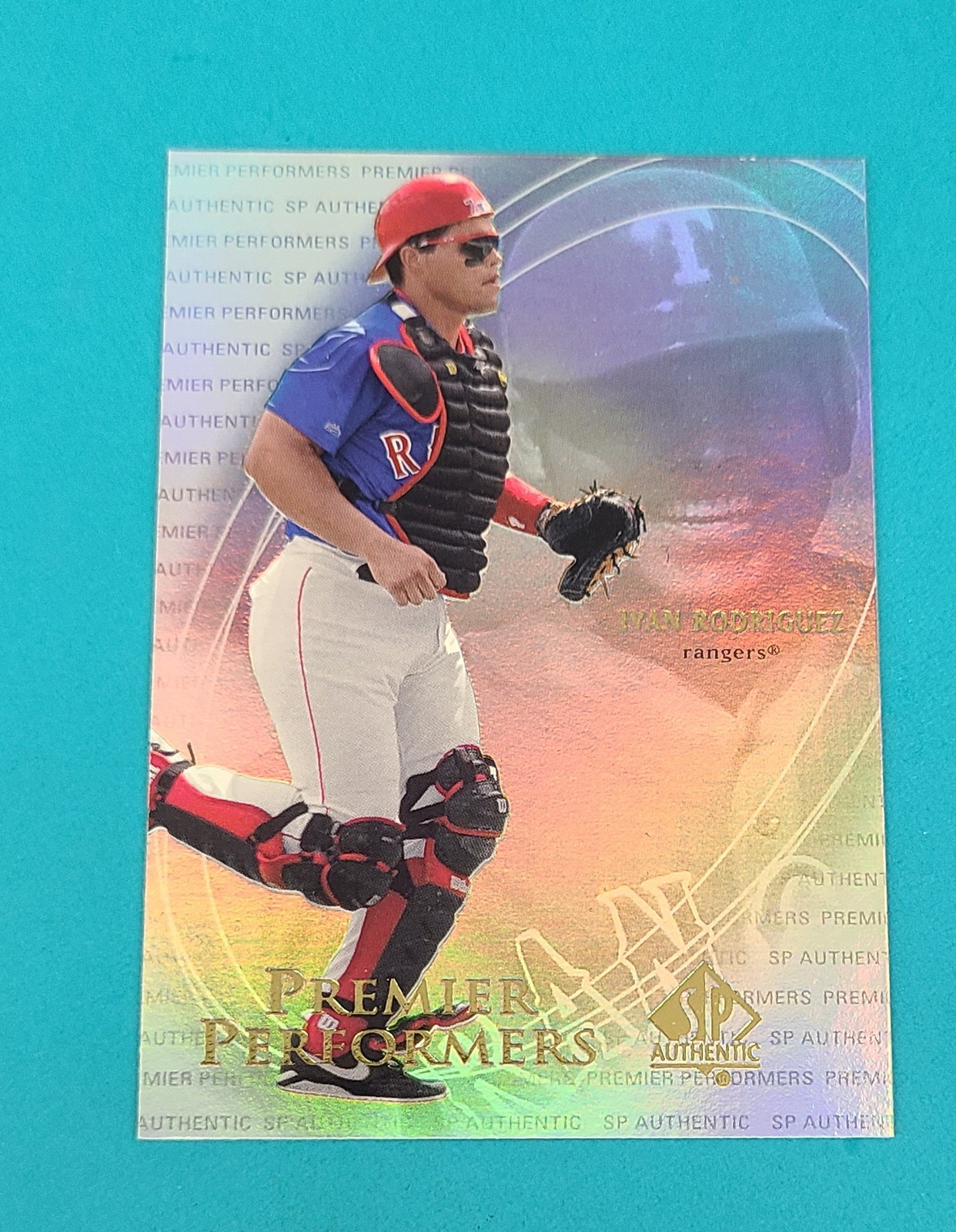 2000 SP Authentic Premier Performers #PP8 Ivan Rodriguez BASEBALL Card Q2