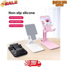 Adjustable Cell Phone Tablet Stand Desktop Holder Mount Mobile Phone iPad iPhone
