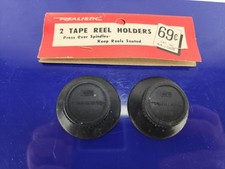 Vintage Pair Of Realistic 44-1068 Rubber Reel To Reel Tape Spool Holders