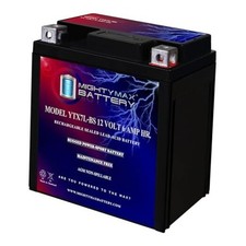 Mighty Max Battery YTX7L-BS -12 Volt 6 AH, 100 CCA, Rechargeable 1 Pack